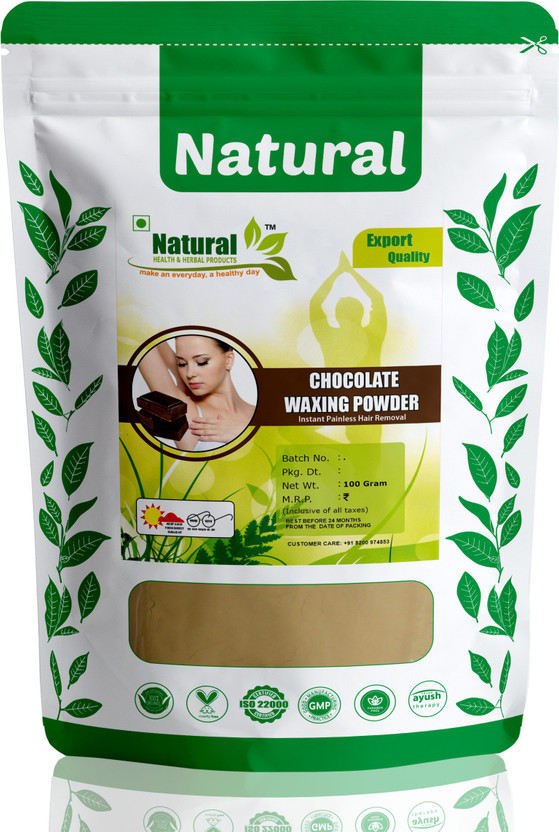 Natural Health and Herbal Products Chocolate Flavour Painless Instant Waxing Powder Hair Removal-Legs-Private Part Wax(100 g)