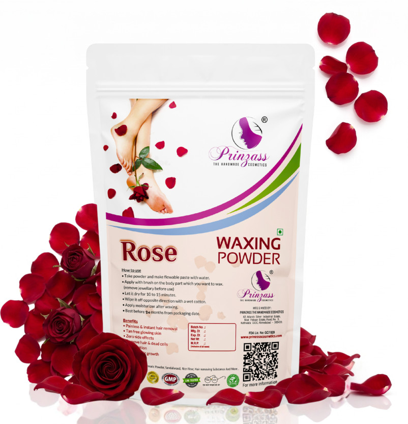 prinzass cosmetics Herbal Wax Powder ( Rose Flavor ) Wax(100 g)