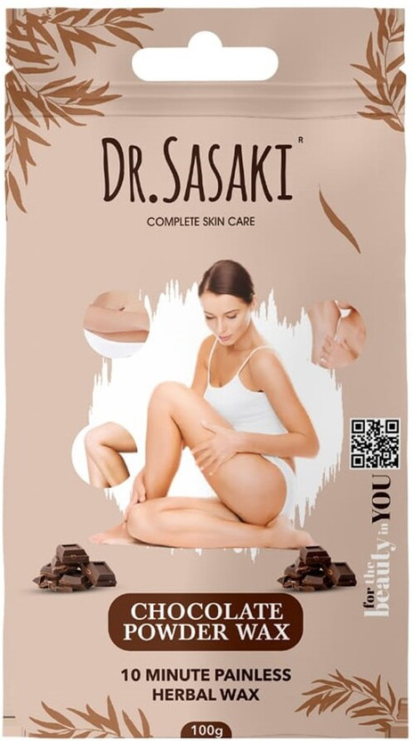 DR.SASAKI DR.SASAKI COMPLETE SKIN CARE Painless Hair Removing Chocolate Wax Powder(100 g) - Flipkart Deal