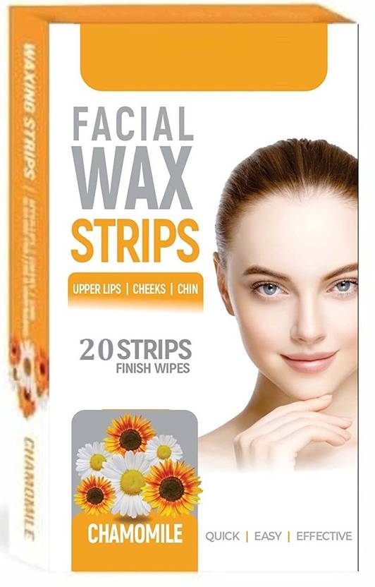 Wax strips to remove upper lip hair clearance