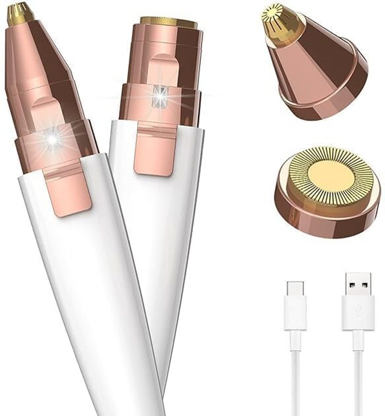 Loyalmart 2 In 1 Flawless Eyebrow Remover and Painless Hair Remover for womens Strips(100 g)
