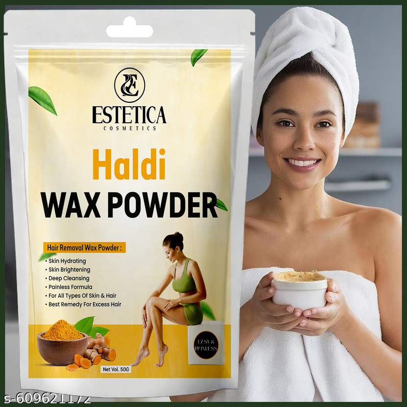 Estetica Cosmetics HerbalPure Haldi Wax Powder Wax(50 g)