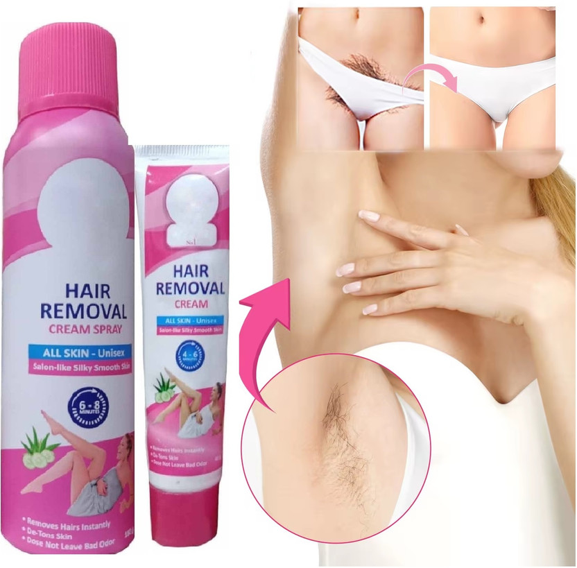 YAWI PROFESSANAL WOMEN & MEN INTIMATE PRIVATE PARTS FULL BODY HAIR REMOVAL CREAM Cream(220 g, Set of 2)