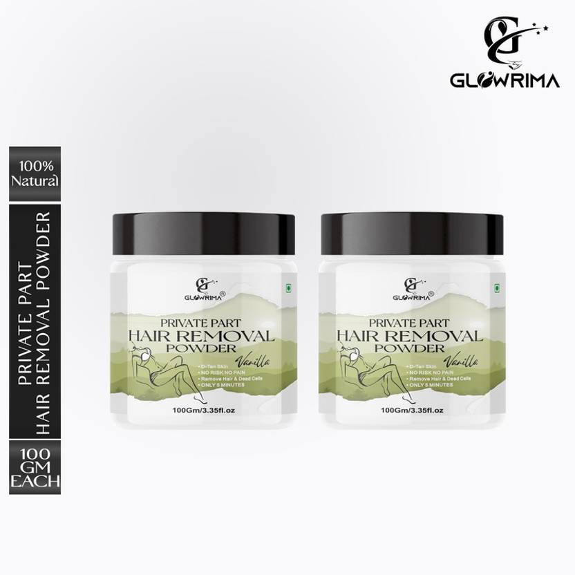 Glowrima Private Part Hair Removal Powder (Vanilla Fragrance) Men