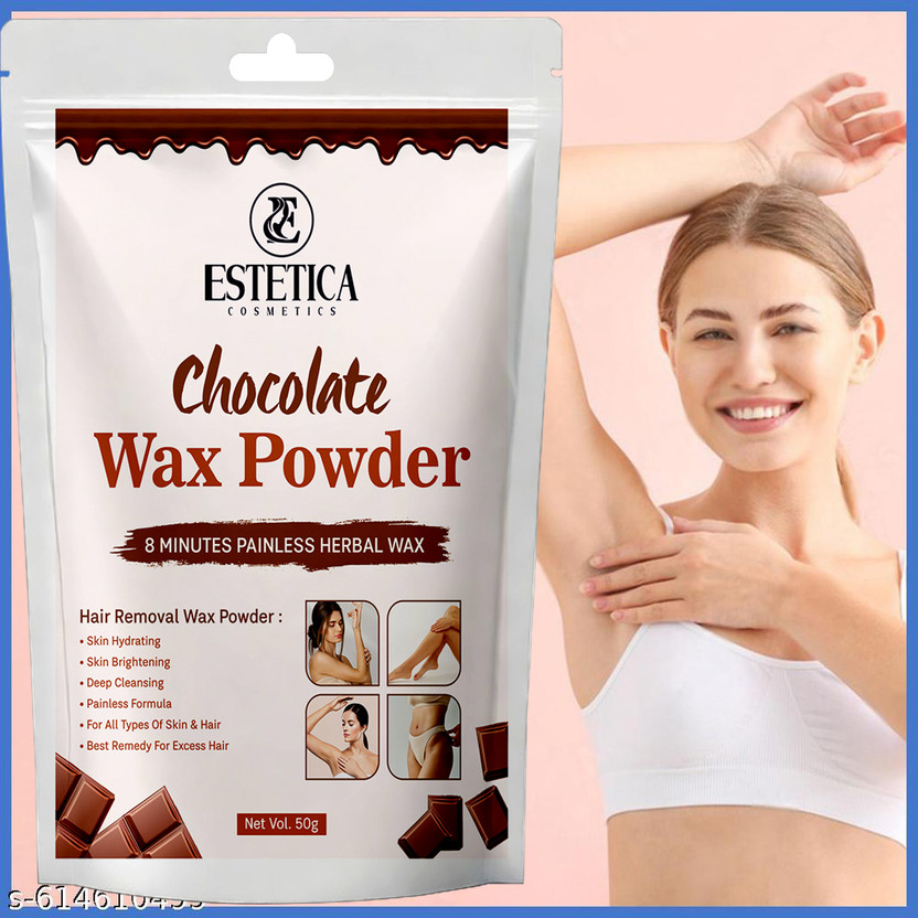 Estetica Cosmetics Chocolate Wax Powder Deep Cleansing Herbal Wax Powder Powder(50 g)