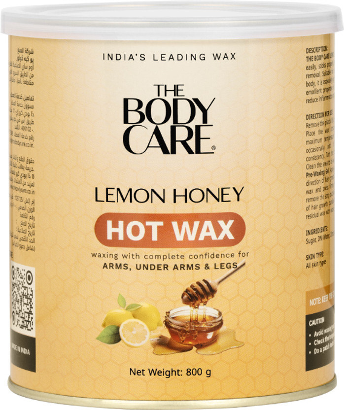 THE BODY CARE LEMON HONEY HOT WAX 800GM Wax(0.8 g)