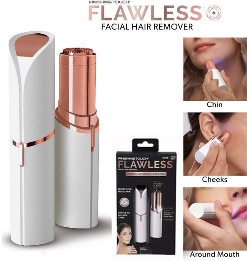 GLOWIZEN Silk-White Flawless Touch Painless Facial Hair Removal Trimmer Strips(14 g)
