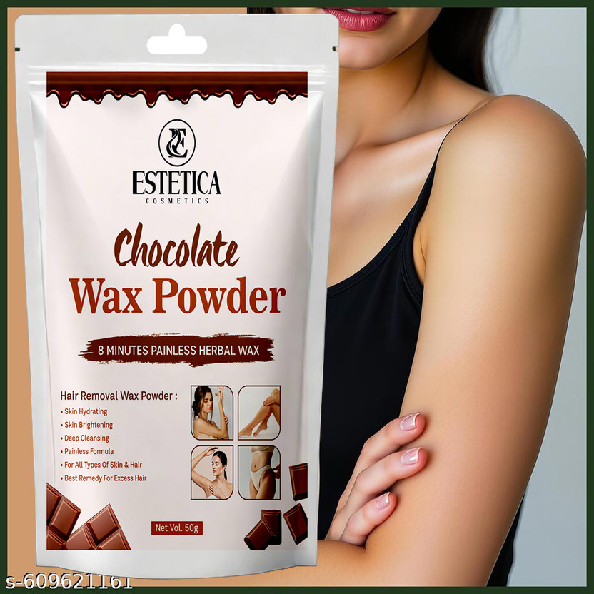 Estetica Cosmetics Chocolate Wax Powder Herbal Skin Care Wax Powder Powder(50 g)
