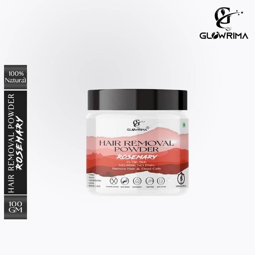 Glowrima Hair Removal Powder (Rosemary Fragrance) Men & Women 100 gms Cream Price in India Buy