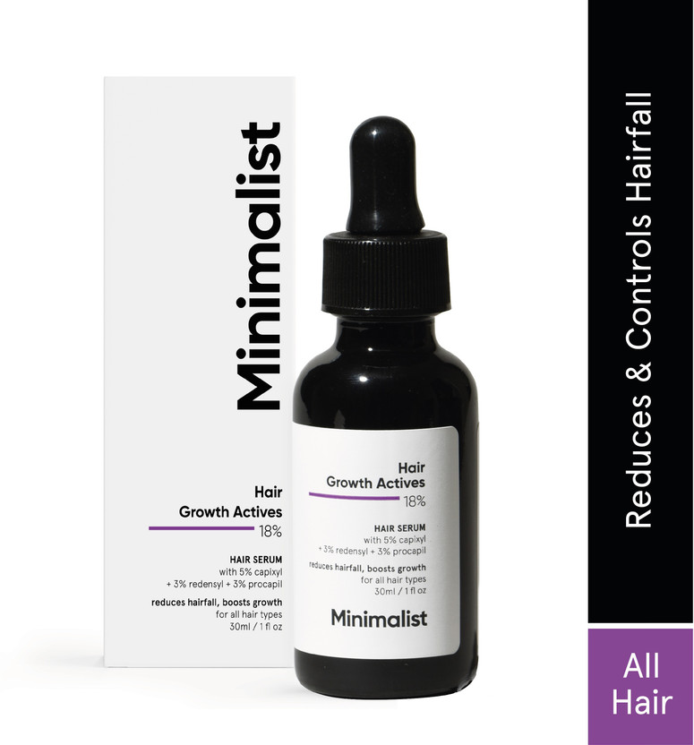 Minimalist Serum for Hairfall Control with Redensyl - 18% Growth Actives(30 ml)
