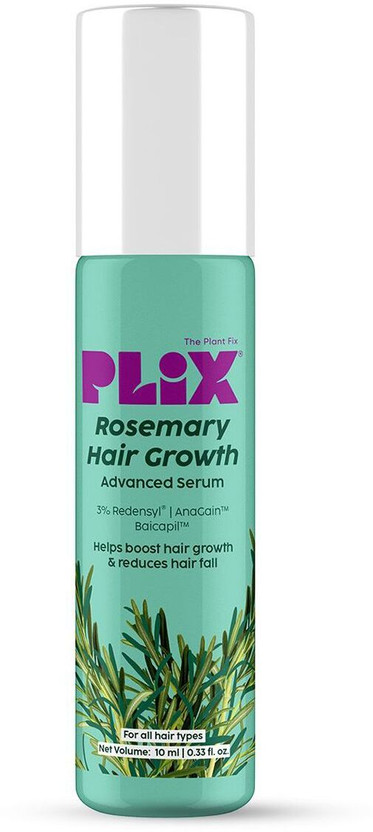 The Plant Fix Plix Rosemary Hair Growth Advanced Serum Roll-On to Prevent Hairfall | Easy to Use(10 ml)