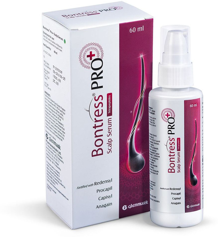 Bontress PRO Plus Hair Growth Serum with 3% Redensyl, 4% Capixyl & 3% Procapil(60 ml)