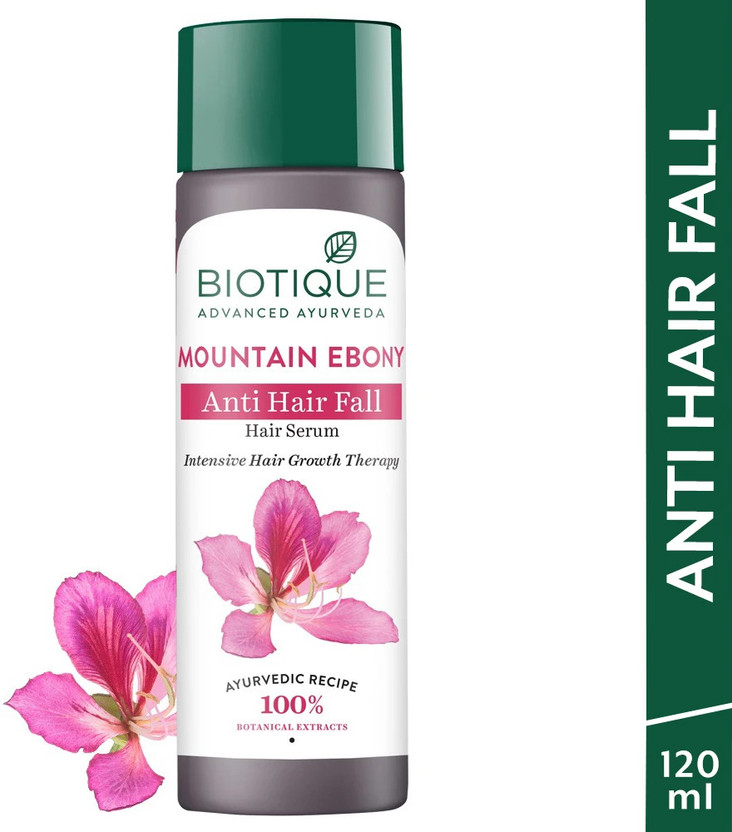 BIOTIQUE Mountain Ebony Anti Hair Fall Serum | Intensive Hair Growth Therapy(120 ml)