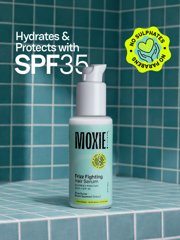 MOXIE MOXIE BEAUTY Frizz Fighting Hair Serum with SPF 35 | Hydrating & Anti-Frizz | Lightweight |(50 ml) - Flipkart Deal