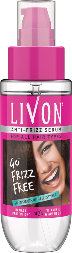 LIVON Hair Serum,For Dry & Frizzy Hair, Provides shine, smoothness & damage protection(100 ml)