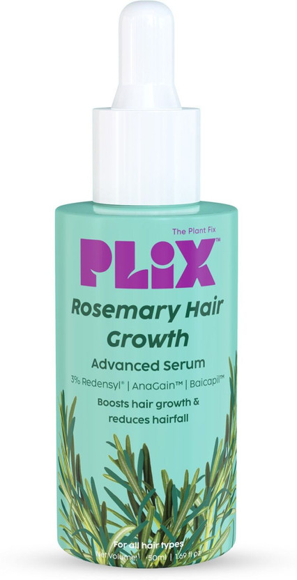 The Plant Fix Plix Rosemary Advanced Hair Growth Serum with 3% Redensyl, 4% AnaGain, 3% Baicapil(50 ml)