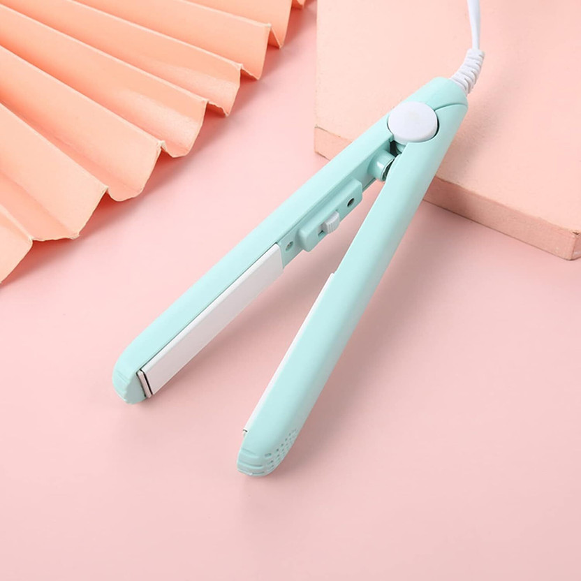 VELVIA Portable Mini Hair Straightener | Compact Hair Styling & Smoothing Tool Mini Hair Straightener | Portable Hair Styling Tool for Women & Girls Hair Straightener(Multicolor)