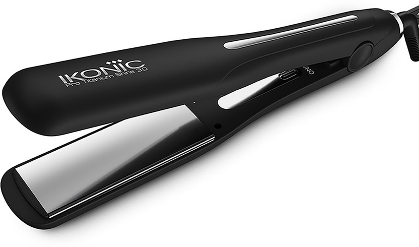 Ikonic Ikonic Professional Pro Titanium Shine 3.0 Pro Titanium Shine 3.0 Hair Straightener(Black) - Flipkart Deal