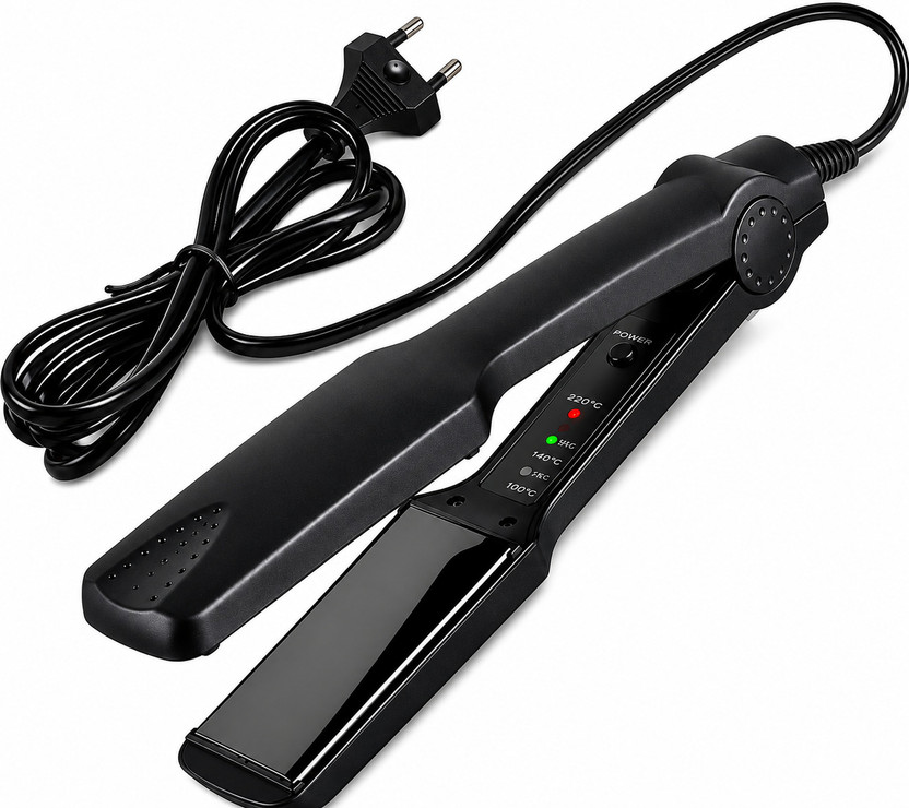 Zeno Volt 329 Premium Hair Straightener with Ceramic Coated Plates Hair straightener Hair Straightener(Black)