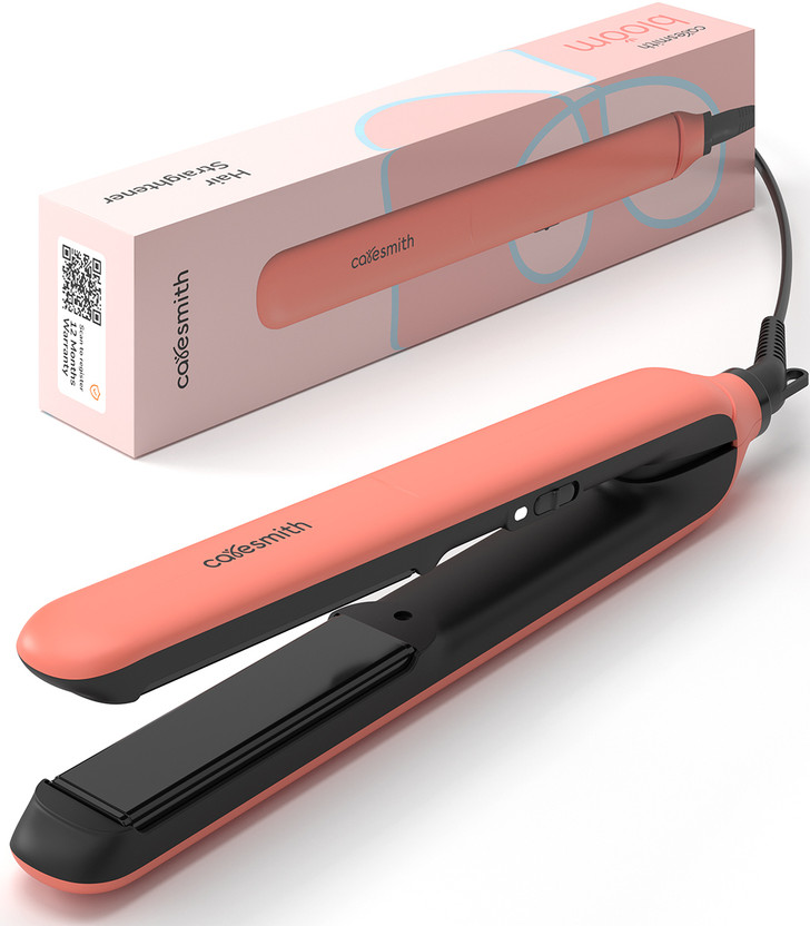 caresmith Bloom Styler for Shiny & Friz free Hair Straightener(Salmon Pink)