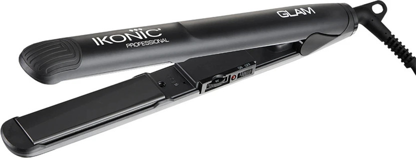 Ikonic Professional IKP-G Women Hair Straightener With Professional Cutting-Edge Glam Hair Straightener(Black)