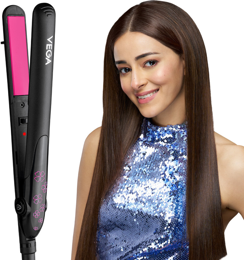 VEGA VEGA Adore Adore Flat Hair Straightener Hair Straightener(Pink, Black) - Flipkart Deal
