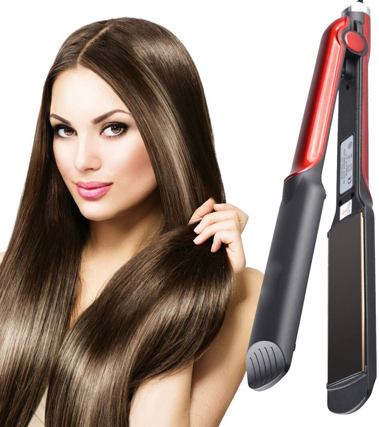 ARSIA Ceramic Fast Hair Straightener For Women's Hair Straightening Straightener Hair Straightener Women's Straightener Girls Hair Straightener Hair Straightener(Red)