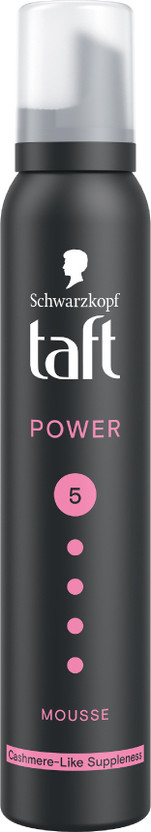 Schwarzkopf TAFT Power Hold 5 Hair Mousse To Control Frizz, Lasts 24 Hours Hair Mousse(200 ml)