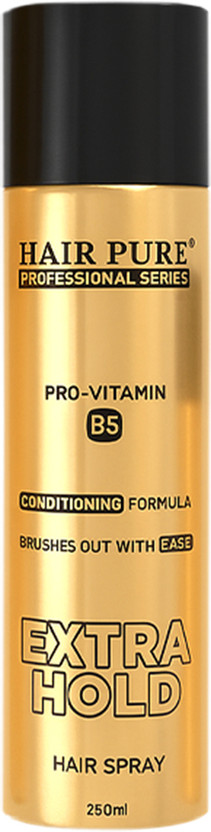 Hair Pure Extra Hold Hair Spray for Men & Women Instant Firm & Long Lasting Hold Hair Spray(250 ml)