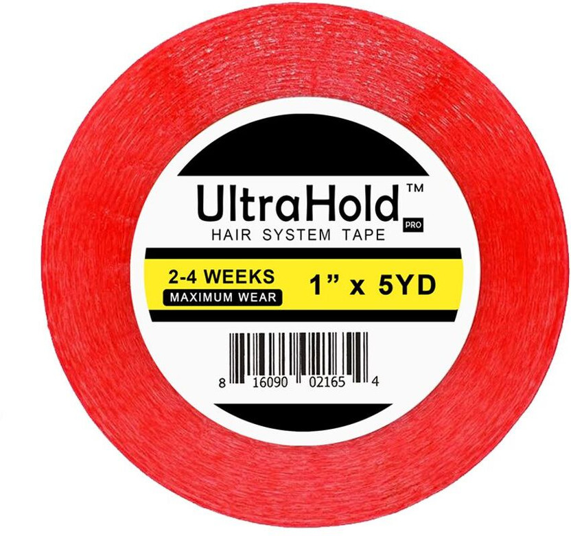 Ultra Hold Pro Red 5 Meter Transparent Wig Adhesive Tape | Skin Safe | Waterproof | 4 Week Hold Hair Paste(100 g)