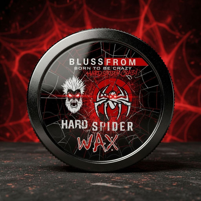 blussfrom Hard Spider Wax Shiny Look Spider Web Effect Wax has the strength Hair Wax Hair Wax(100 ml)