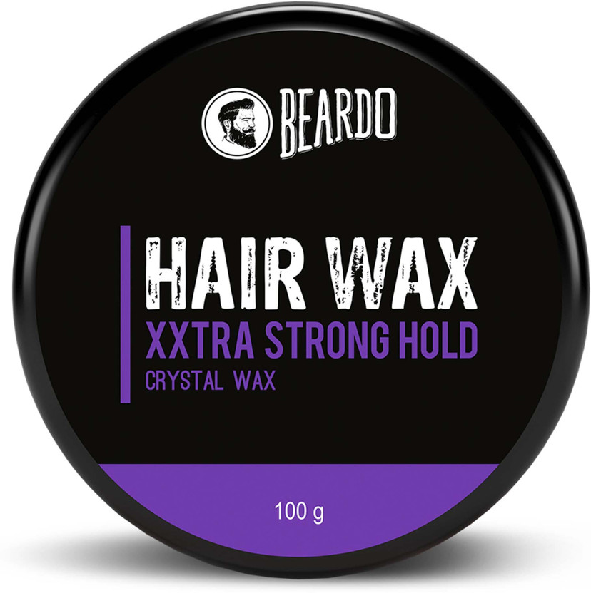 BEARDO XXtra Stronghold Crystal Wax for Men | Hair Styling for Glossy Finish & Shine Hair Wax(100 g)
