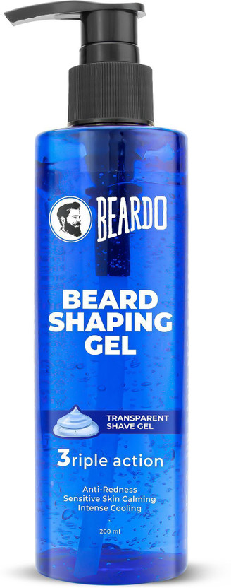 BEARDO Beard Shaping Transparent Shave Gel Beard Gel(200 ml)