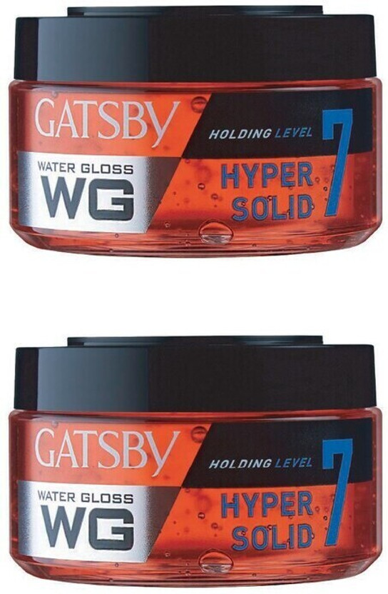 GATSBY Japan Water Gloss - Hyper Solid, (Pack of 2) Hair Gel(150 g)