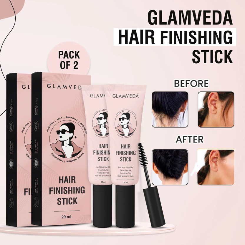 GLAMVEDA GLAMVEDA Hair Finishing Stick - Frizz Control Pack of 2 Hair Gel(40 ml) - Flipkart Deal