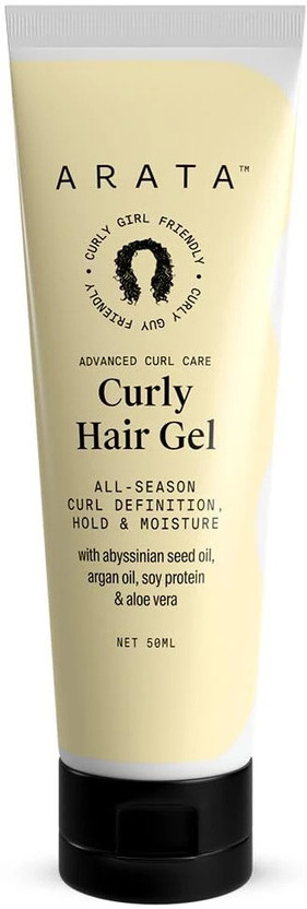 ARATA Curl Gel for Frizzy, Wavy, Curly Hair | For Moisturisation and Definition Hair Gel(50 ml)