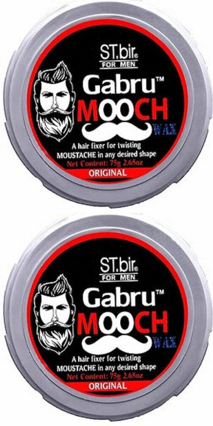 ST.bir Mooch Wax 75gm 2pcs Hair Wax(150 g)