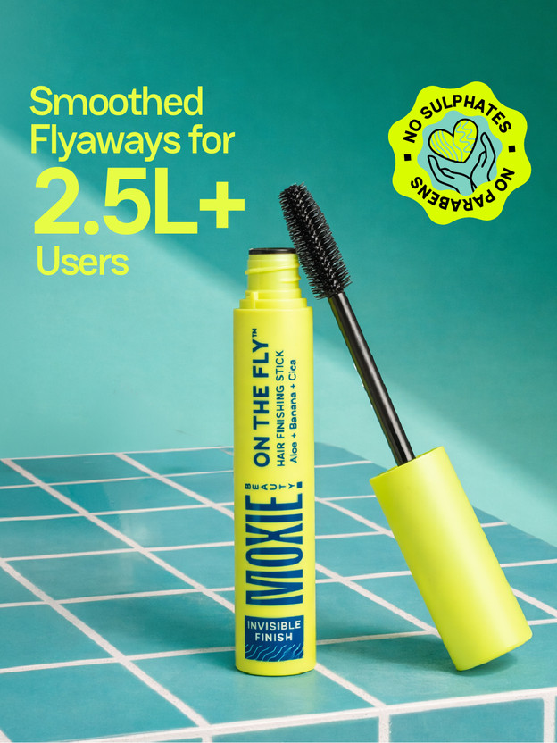 MOXIE BEAUTY On The Fly Hair Finishing Stick | Baby Hair Fixer | Non-Sticky | No Hard Cast Hair Gel(10 ml)