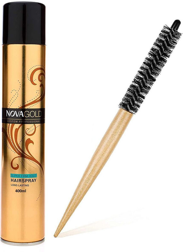NOVA Gold System Professional Hair Spray - Super Firm Hold Hair Styler Hair Spray(400 ml)