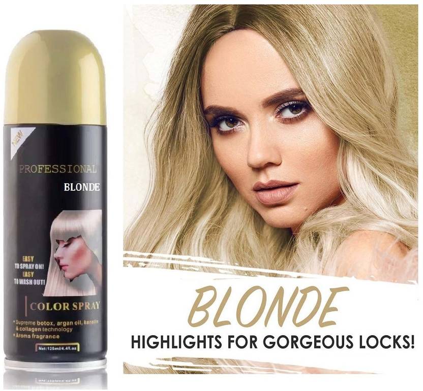 GULGLOW99 Temporary Blonde Hair Color Spray Hair Spray Price in India