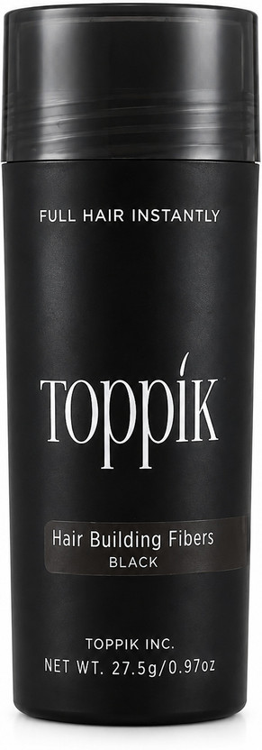 toppik toppik Hair Building Fibre 27.5gm Natural Black Hair Fiber(27.5 g) - Flipkart Deal