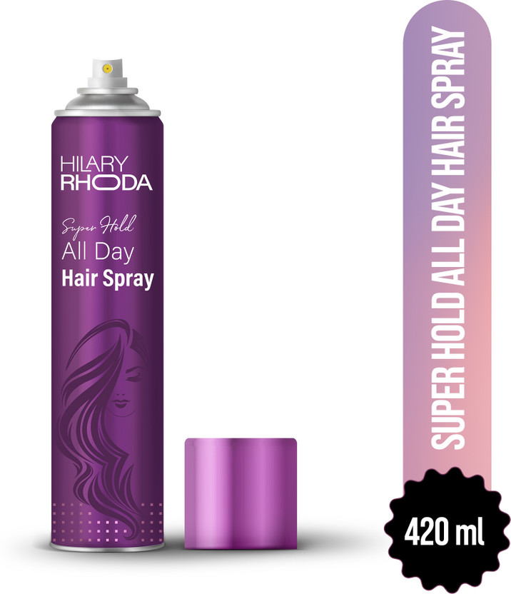Hilary Rhoda Super Hold All Day Hair Spray | Hair Locking & Ultra Strong Hold Hair Spray | Hair Spray(420 ml)
