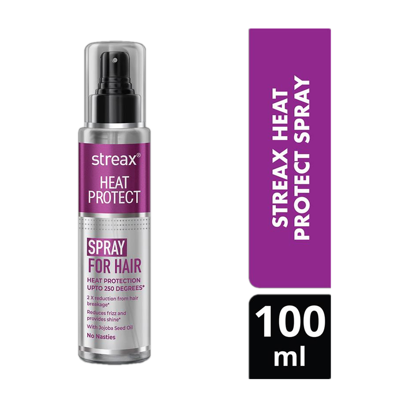 Streax Heat Protect Spray for Hair Styling For Men & Women Hair Spray(100 ml)