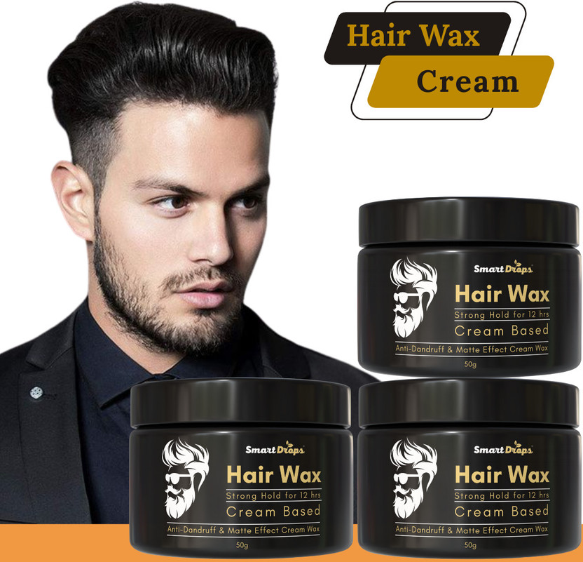 smartdrops Hair Wax For Men | Light Cream Based Formula | Easy Application Hair Wax(150 g)