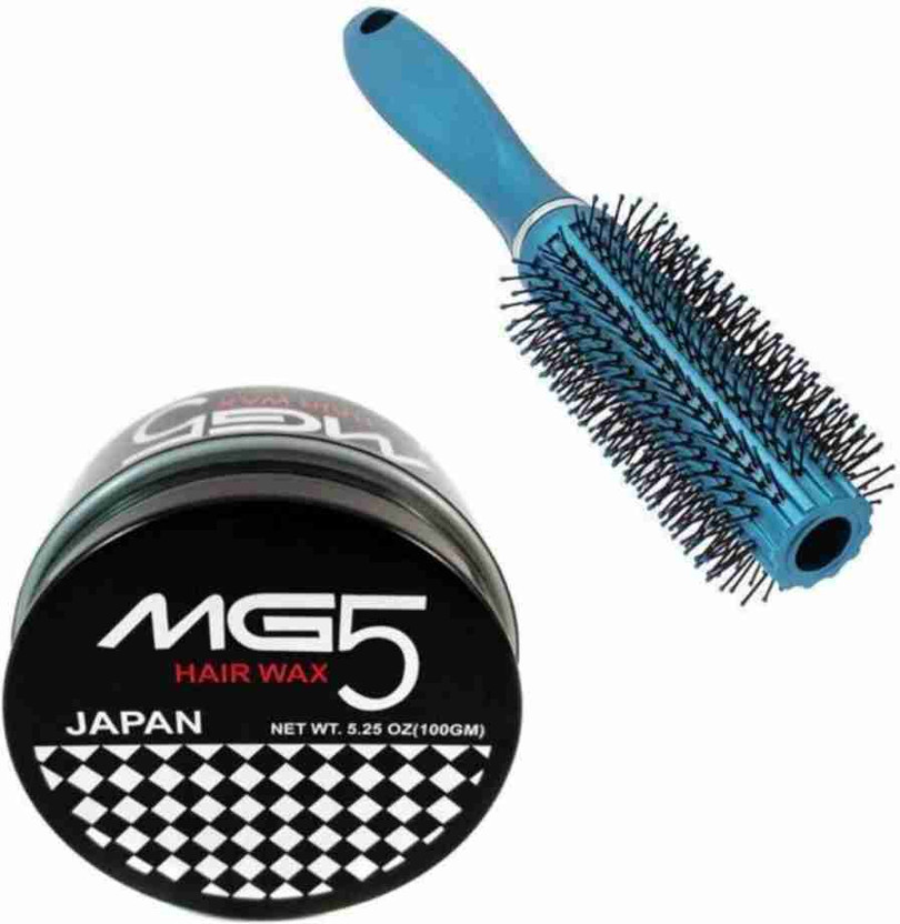 De_Huda mg 5 hair wax with roller round comb for hair styling Hair Wax Hair Gel(100 ml)