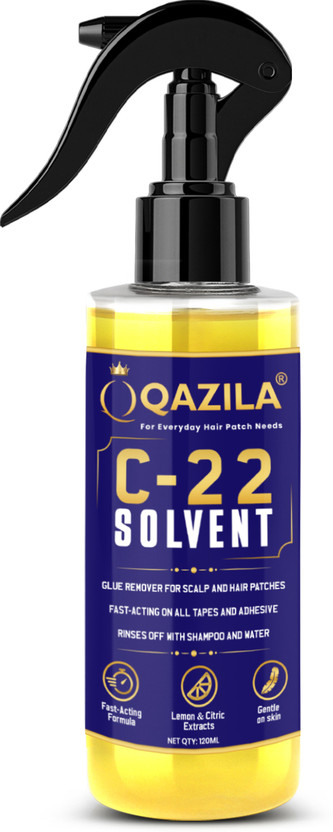 Qazila C-22 | Adhesive Remover|Fast-acting|Citrus Flavour| Skin-safe| 120 ml Hair Spray(120 ml)