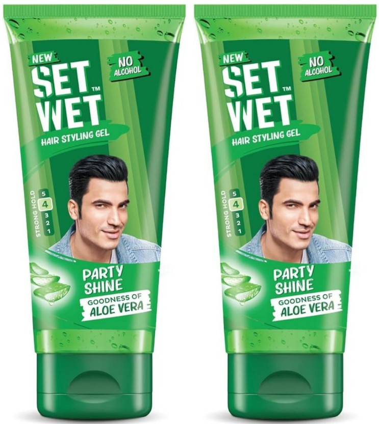 SET WET Party Shine With Aloe Vera Goodness Hair gel Hair Gel(100 ml)