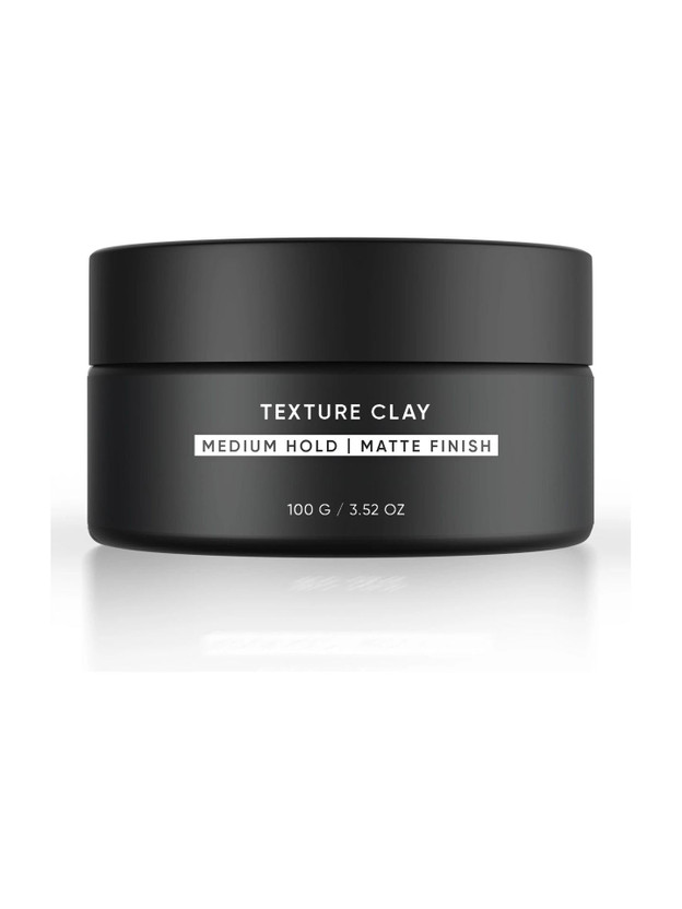 Dasher Texture Clay For Men's Hair, Medium Hold & Matte Finish Puck, Water-Based Hair Clay(100 g)