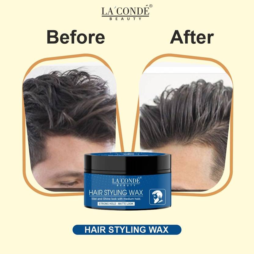 La'Conde Hair Wax Strong Hold for Curly Hair for Wet Look HairStyles