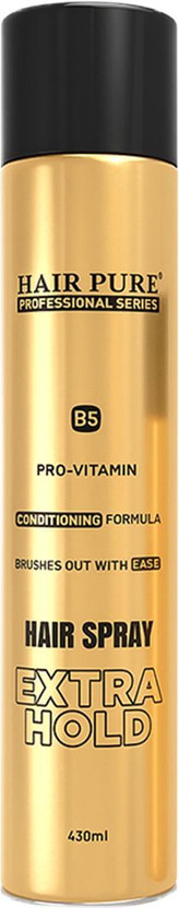 Hair Pure Extra Hold Hair Spray for Men & Women Instant Firm & Long Lasting Hold Hair Spray(430 ml)